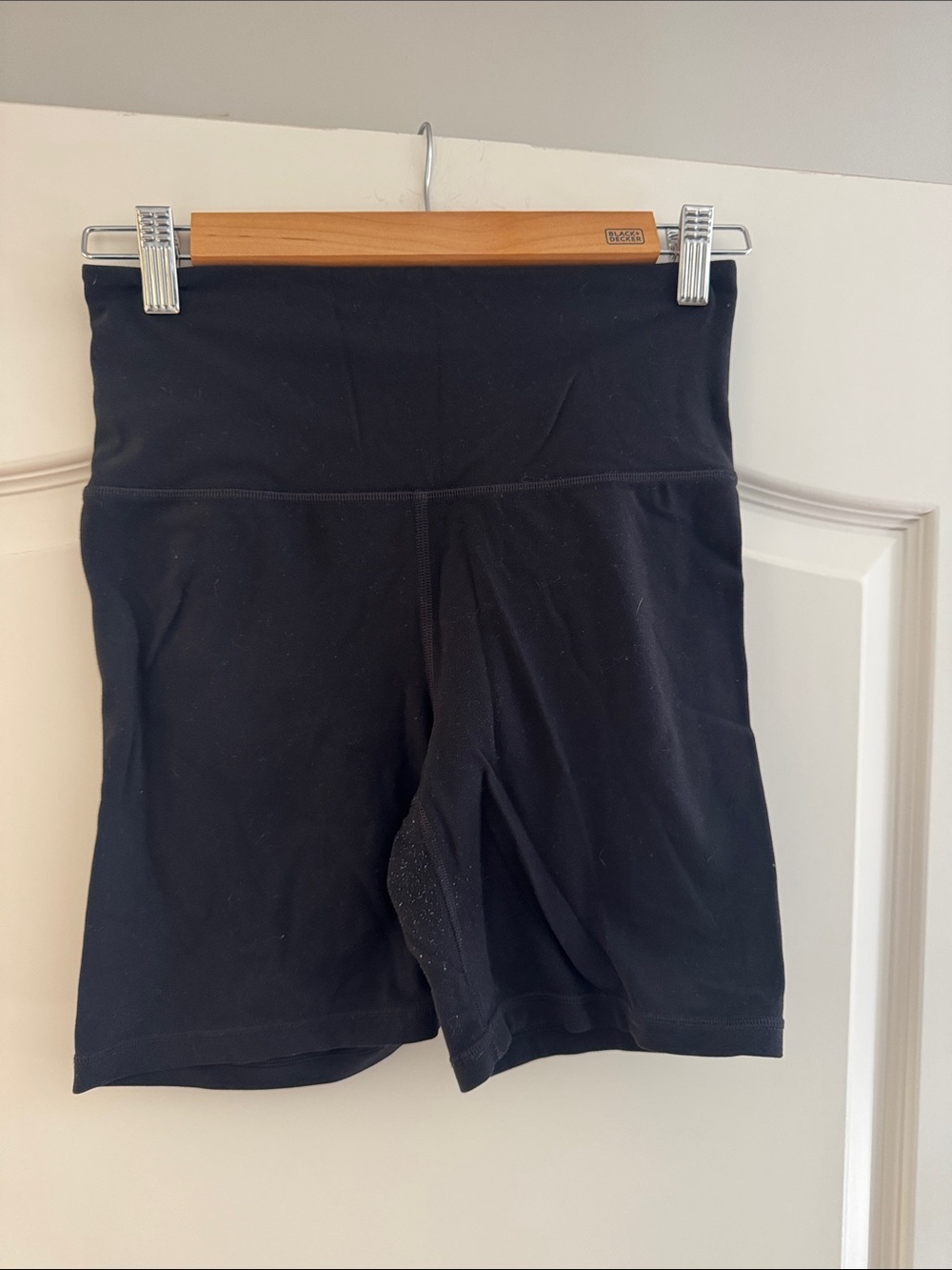 Athleta Black High-Waist Bike Shorts